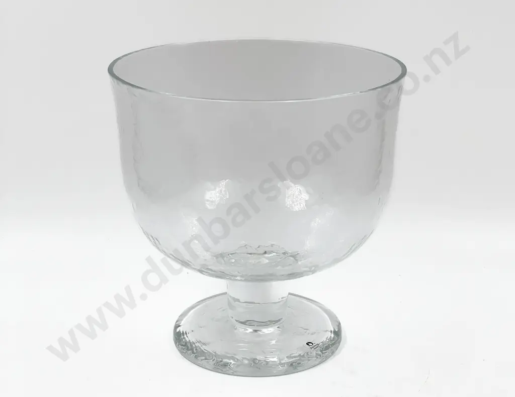 Large Swedish Glass Goblet Vase Image 1++
