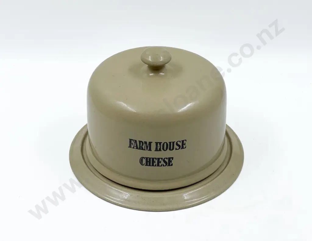 Stoneware Cheese Dish and Cover Image 1++