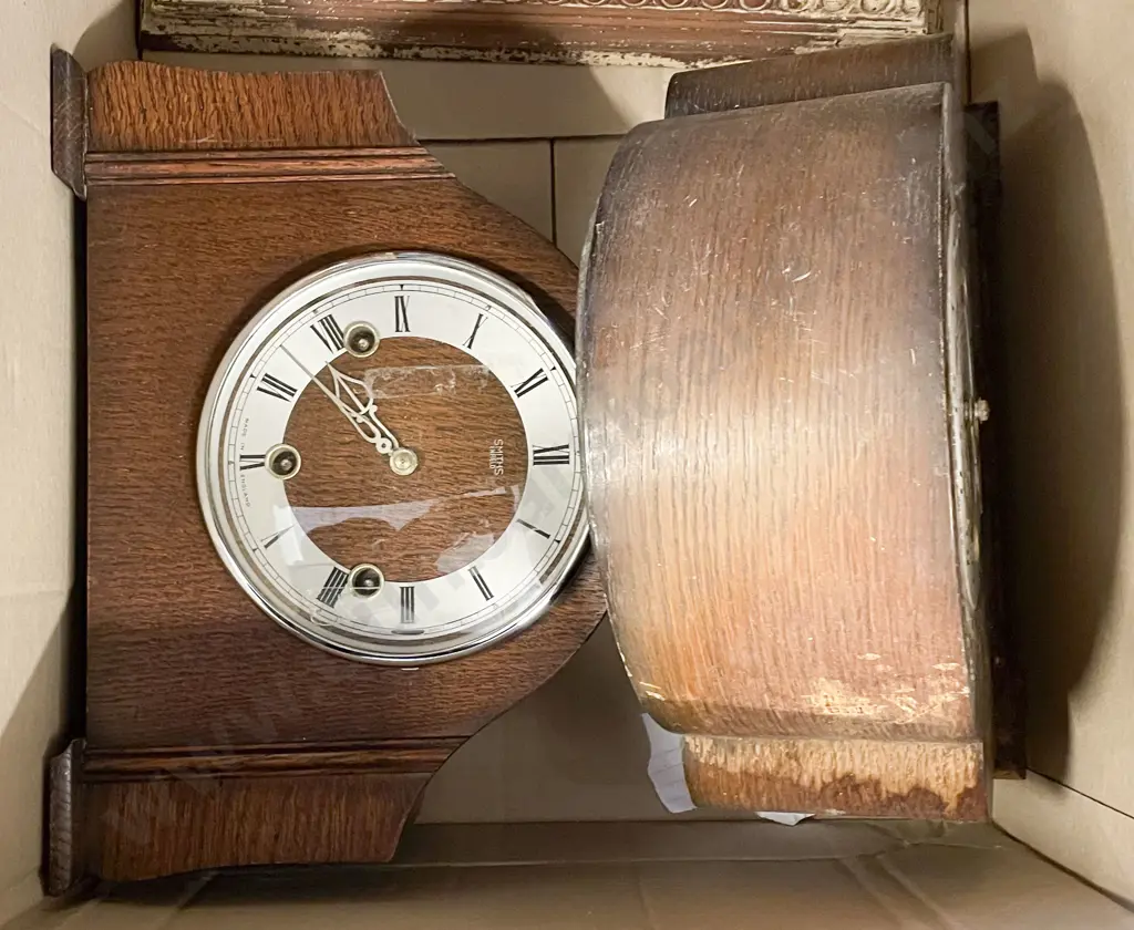 Three Assorted Mantle Clocks Image 1++