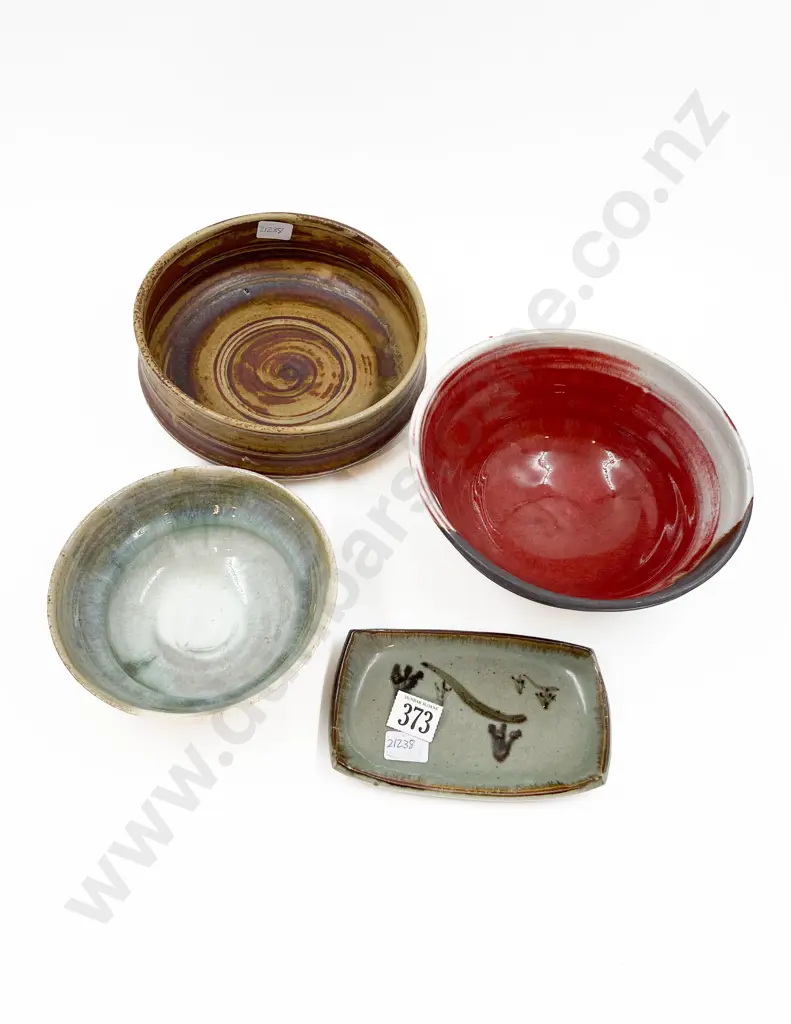 Four Pieces of Assorted Pottery Including Helen Mason and Paul Winspear Image 1++
