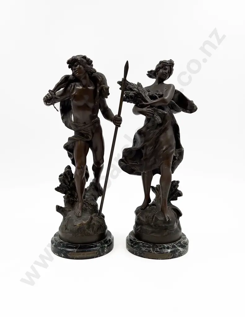 Two Bronze Figures Image 1++