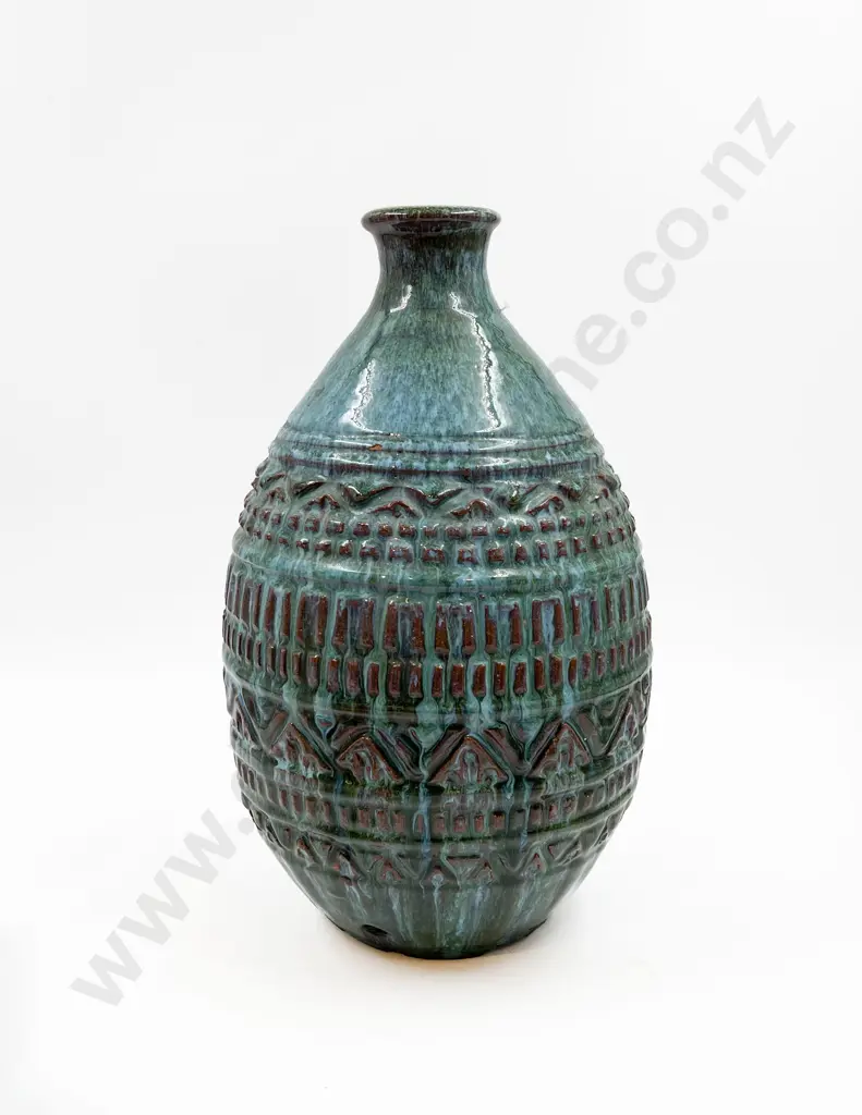 Glazed Terracotta Vase Image 1++