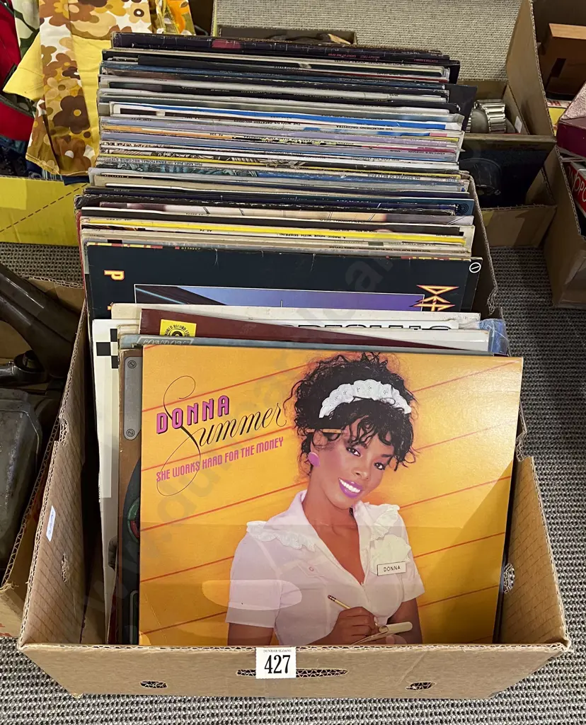 Box of Assorted Records Image 1++