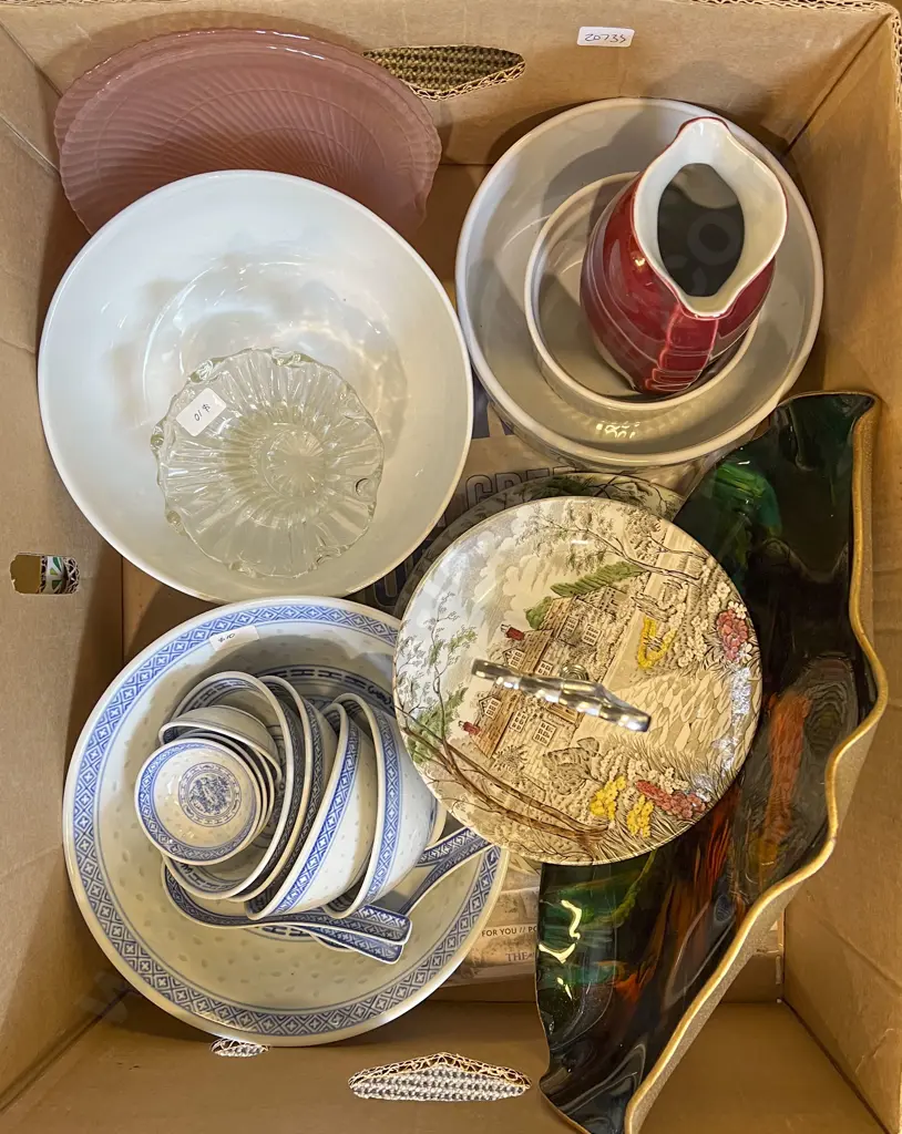 Box of Assorted China etc Image 1++