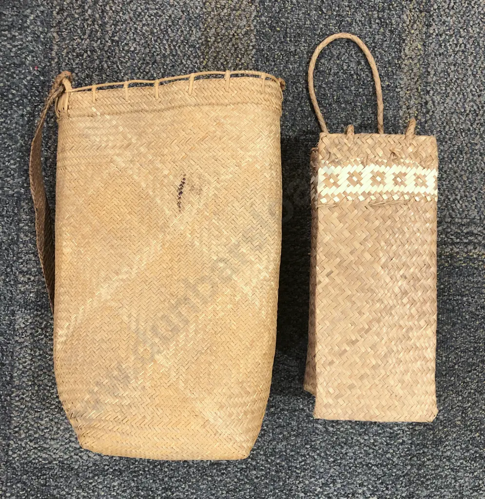 Two Finely Woven Bags Image 1++