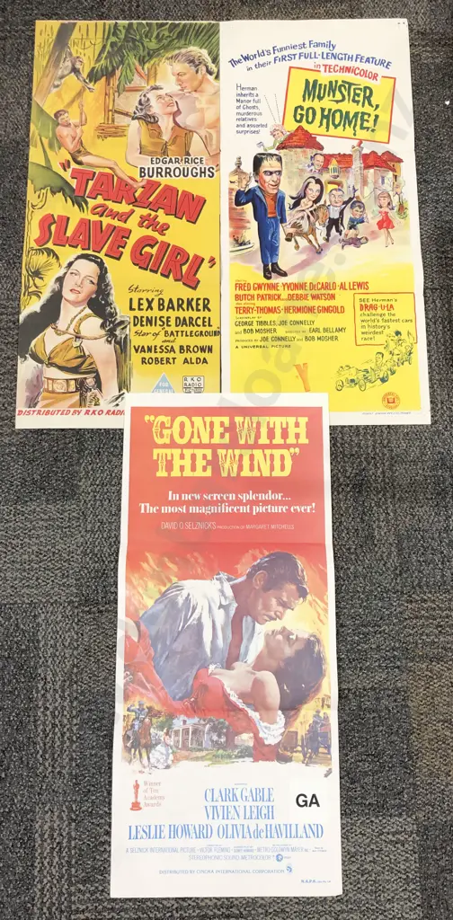 Three Vintage Movie Posters Image 1++