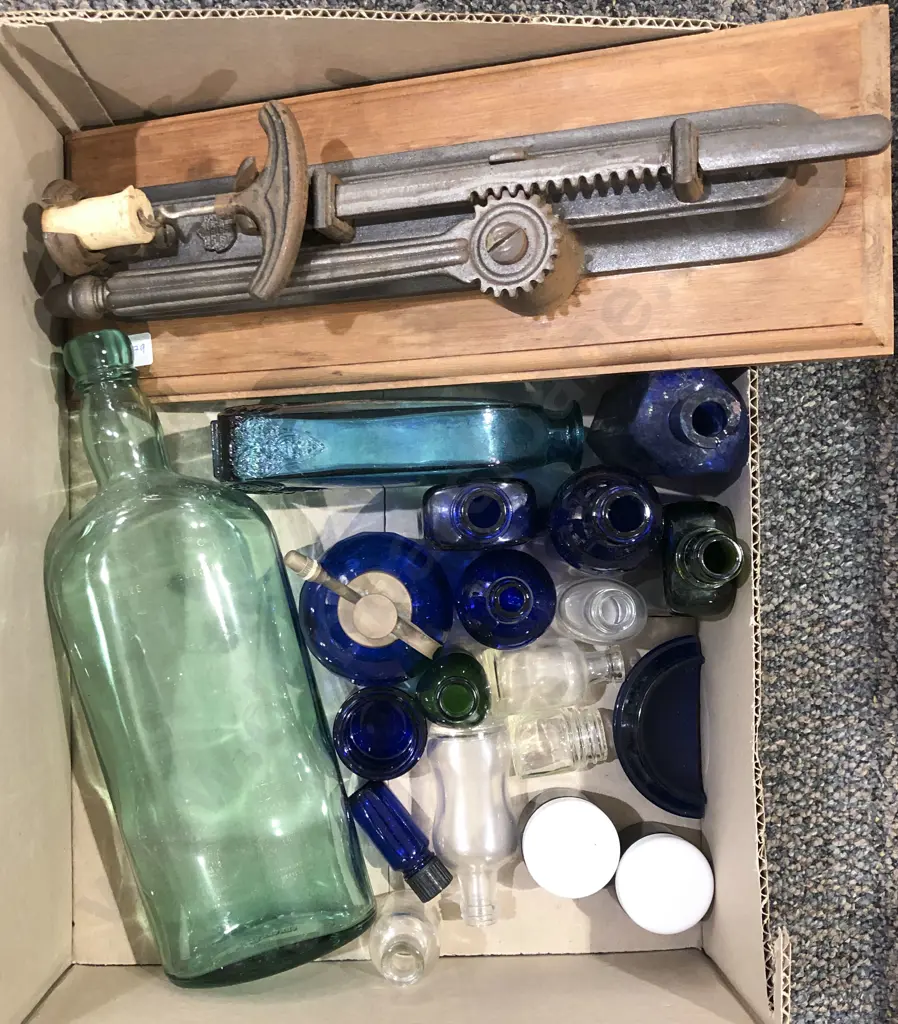Quantity of Assorted Vintage Glass Bottles Etc. Image 1++