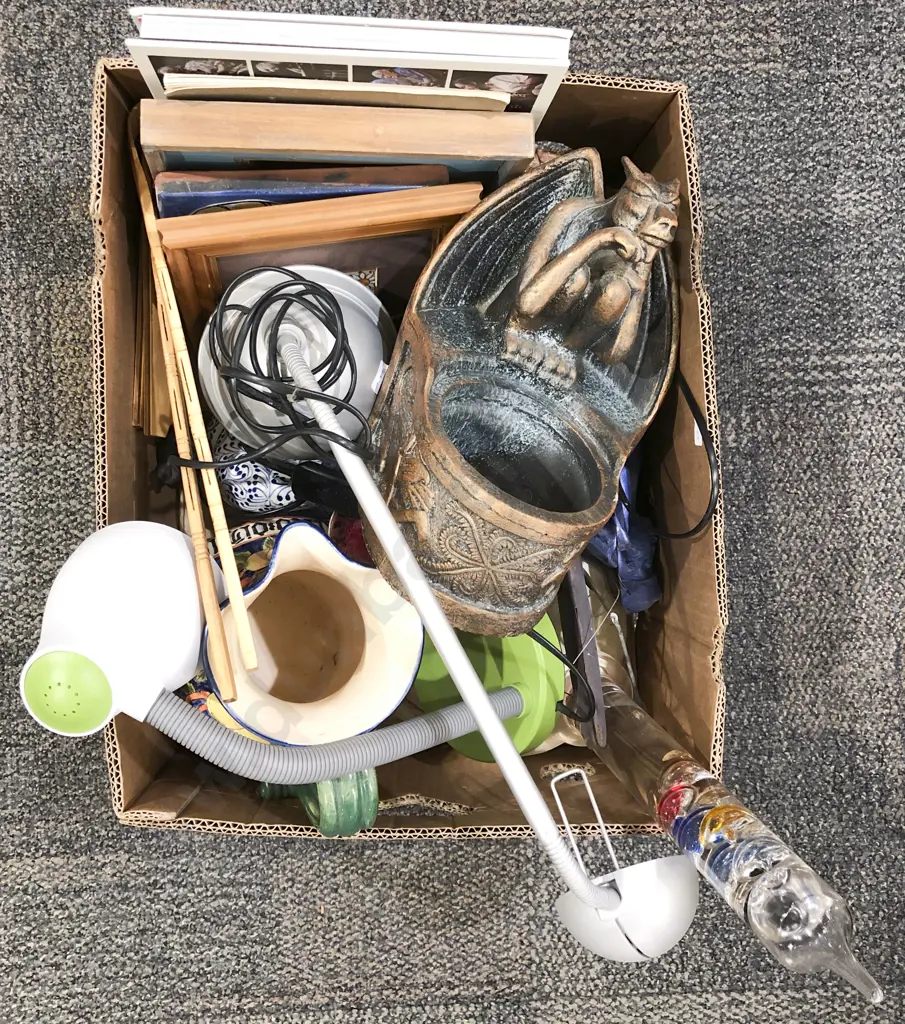 Box of Assorted Decorative Homewares Image 1++