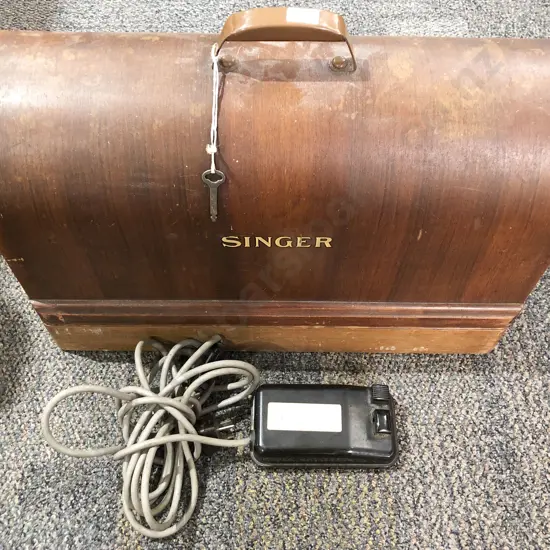 Singer Sewing Machine In Case