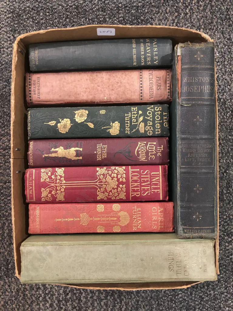 Eight Various Vintage Books Image 1++