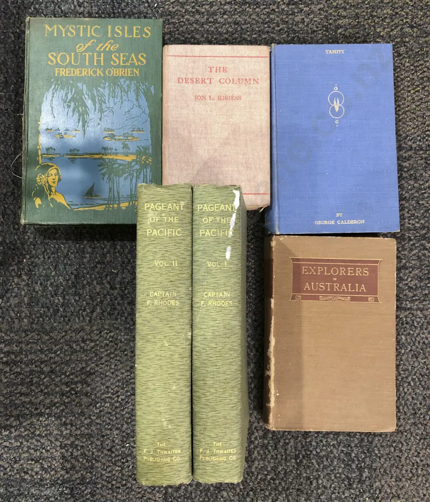 Seven Vintage Books on Early New Zealand Image 1++
