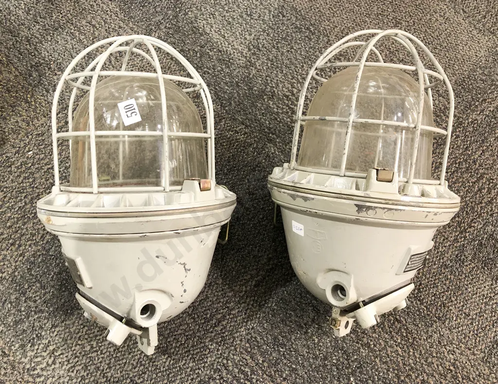 Two Maritime Bulkhead Lights Image 1++