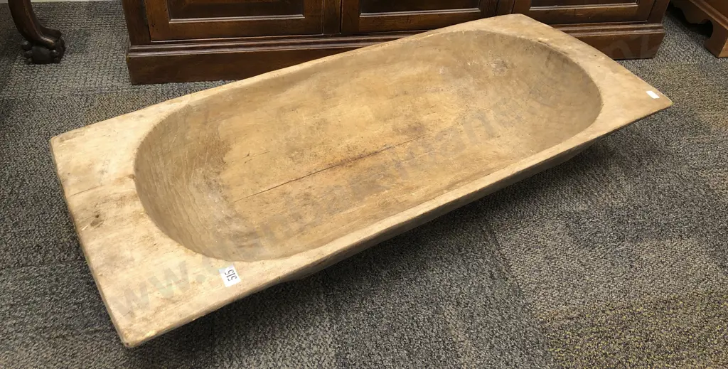 Vintage Wooden Dough Bin Image 1++