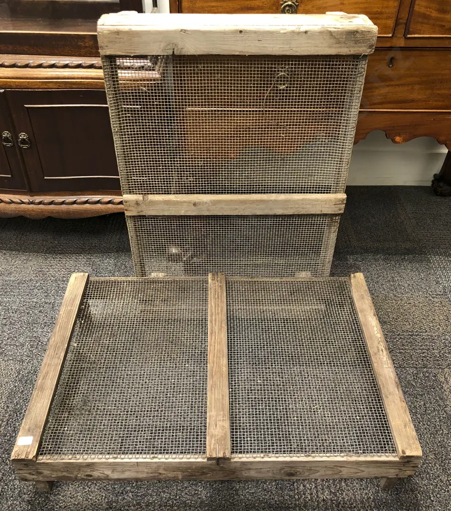 Two Vintage Garden Sieves Image 1++