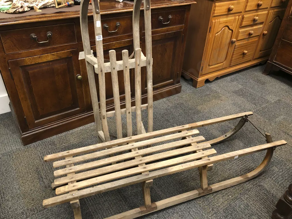 Two Vintage Sleds Image 1++