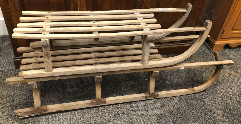 Two Vintage Sleds Image 1++