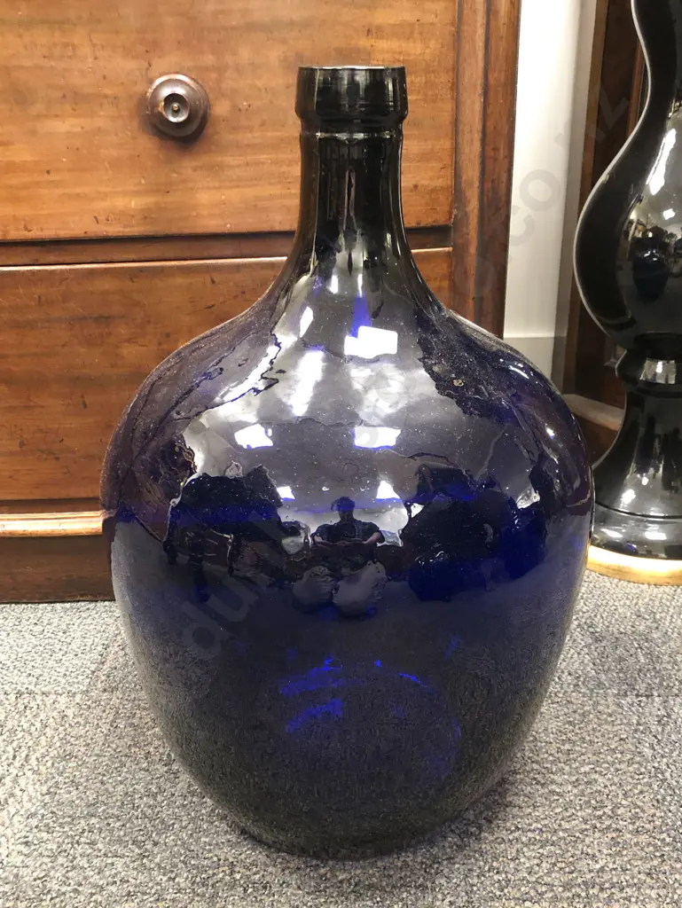 Large Cobalt Blue Carboy Image 1++
