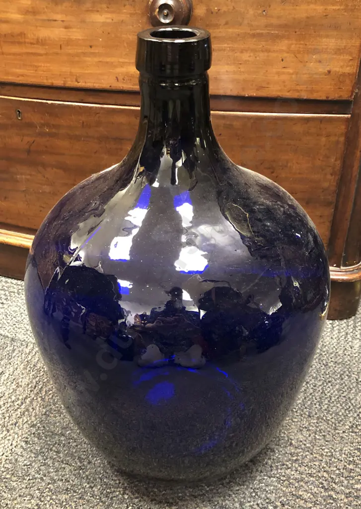 Large Cobalt Blue Carboy Image 1++