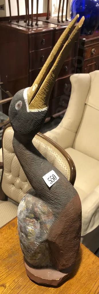 Carved Bird Ornament Image 1++