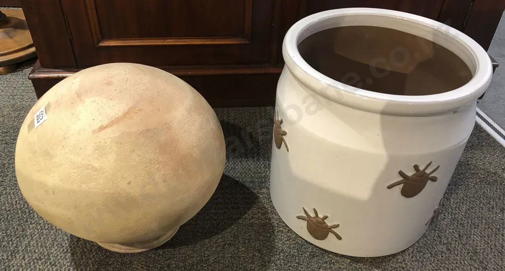 Pottery Vase Together with Terracotta Planter Image 1++