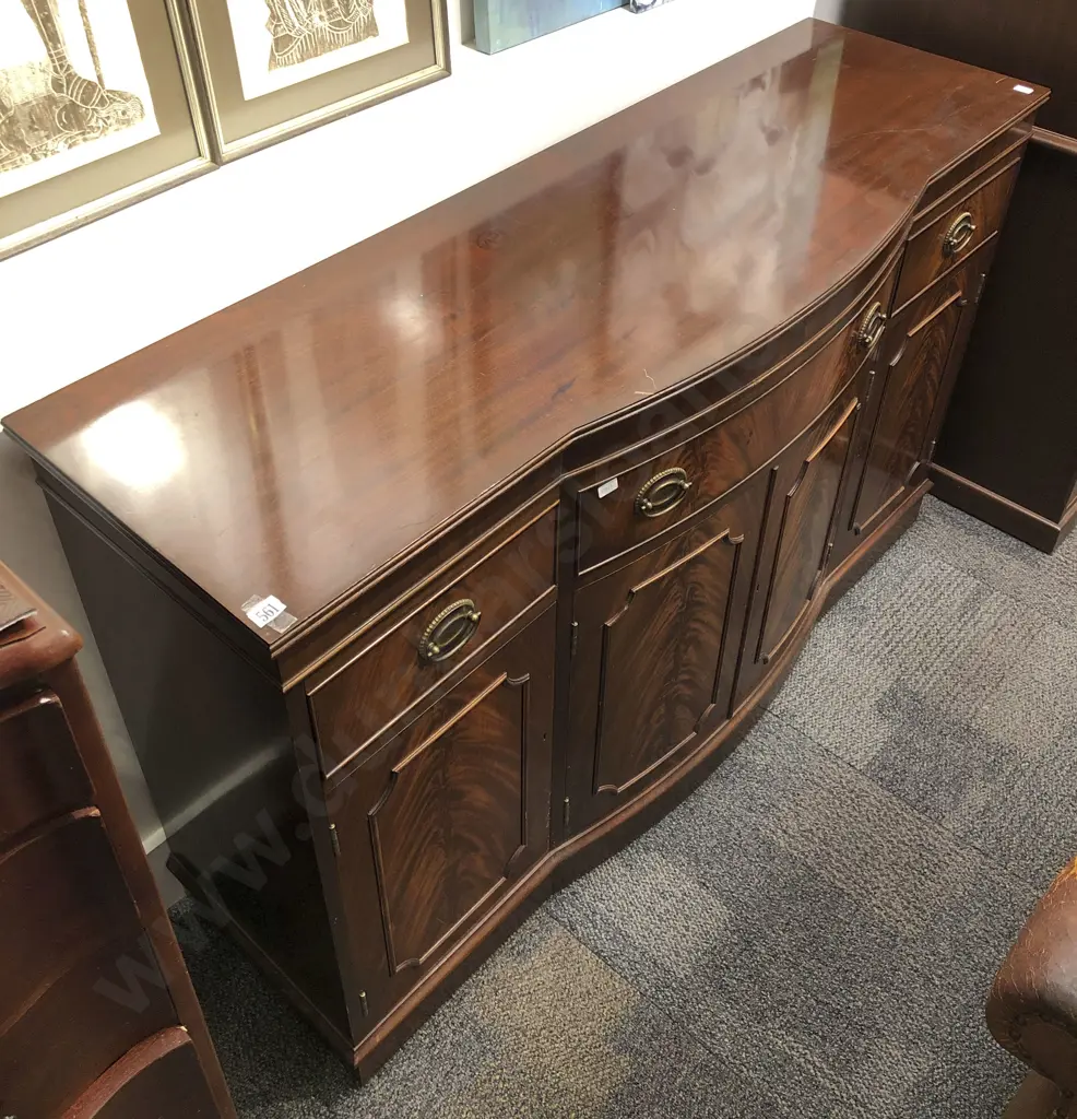 Reproduction Mahogany Sideboard Image 1++
