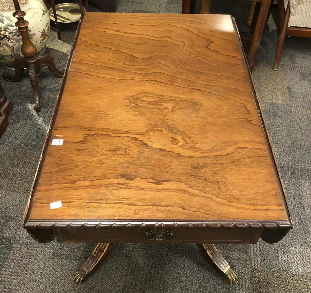 Mahogany Sofa Table Image 1++