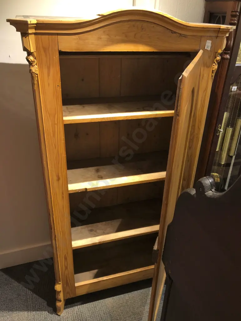 Baltic Pine Single Door Cabinet with Shelved Interior Image 1++