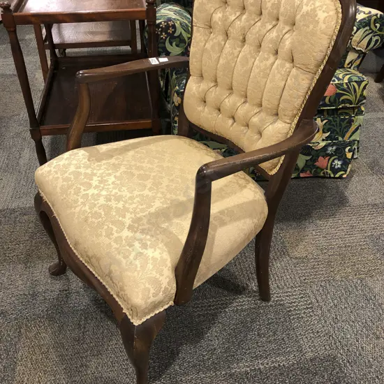 Button Back Armchair