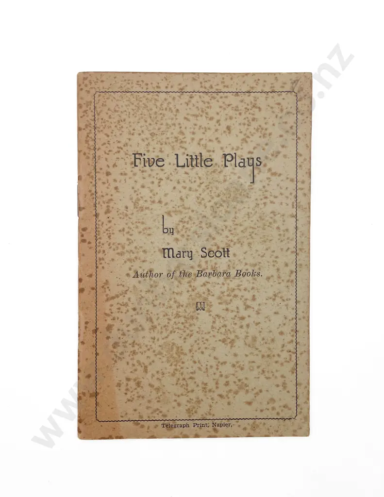 Scott Mary - Five Little Plays Image 1++