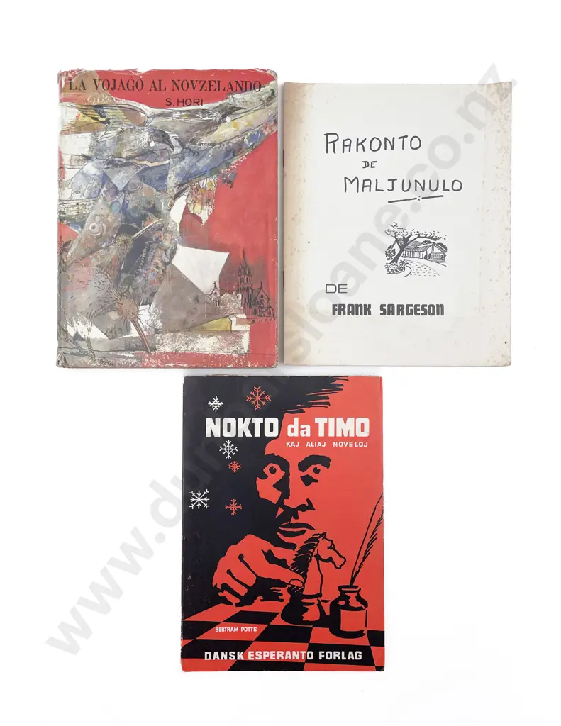 Three Books in Esperanto by Various N.Z. Authors Image 1++