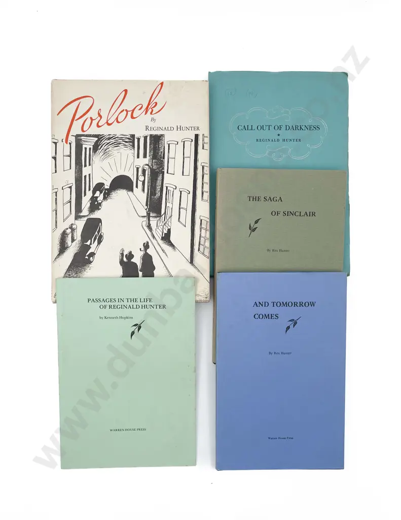 Hunter Reginald "Porlock: A Portrait" With Other Poetry Image 1++
