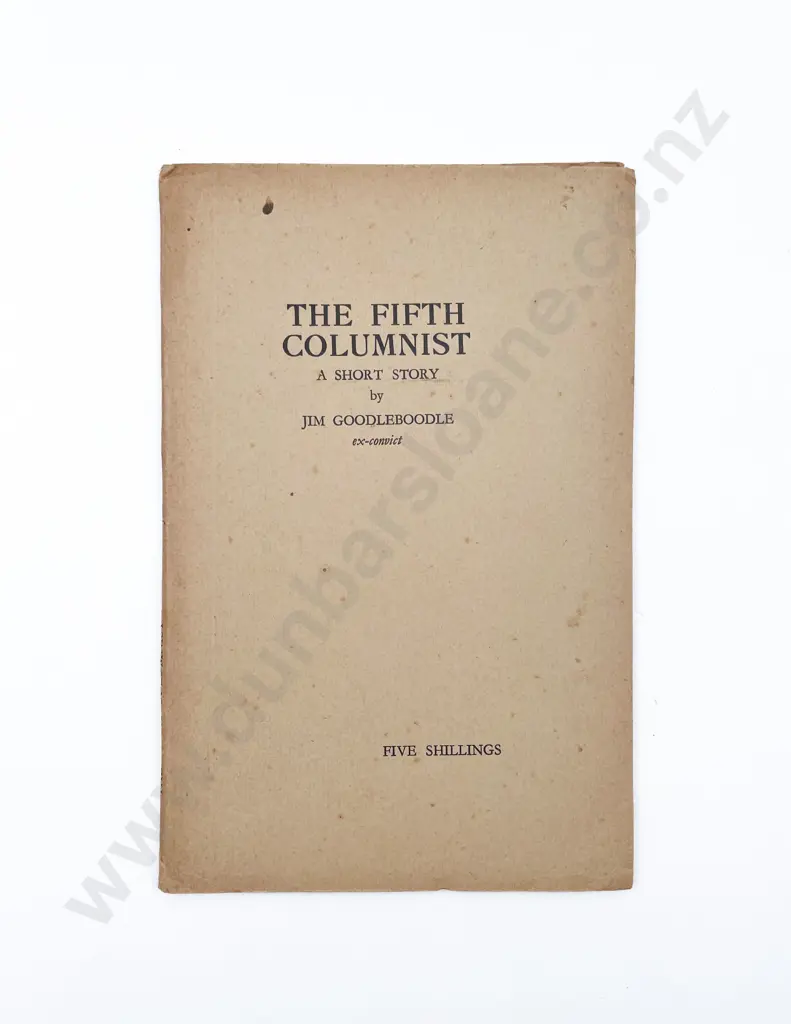 De Montalk Count Geoffrey Wladyslaw Vaile Potocki - The Fifth Columnist A Short Story by Jim Goodleboodle Image 1++
