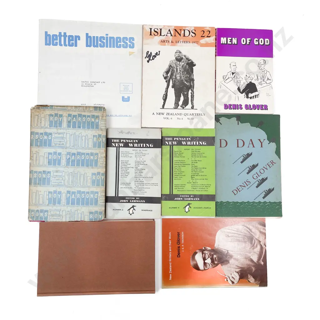 Nine Various Printed Works Pertaining to Glover Image 1++