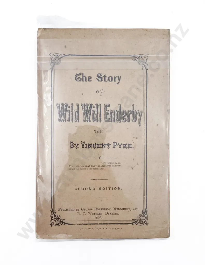 Pyke Vincent - The Story of Wild Will Enderby Image 1++