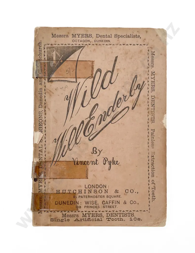 Pyke Vincent - Wild Will Enderby; A Story of the New Zealand Gold Fields Image 1++