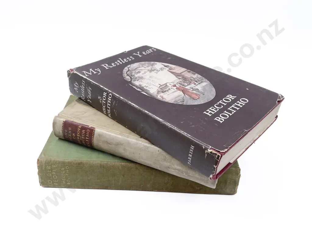 Three N.Z. Novels by Bolitho Hector Image 1++