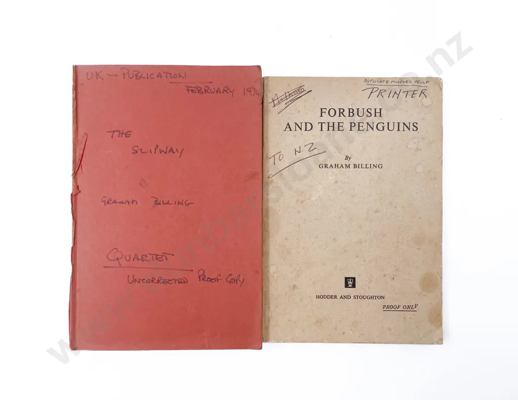 Two Advance Proofs by Billing Graham Image 1++