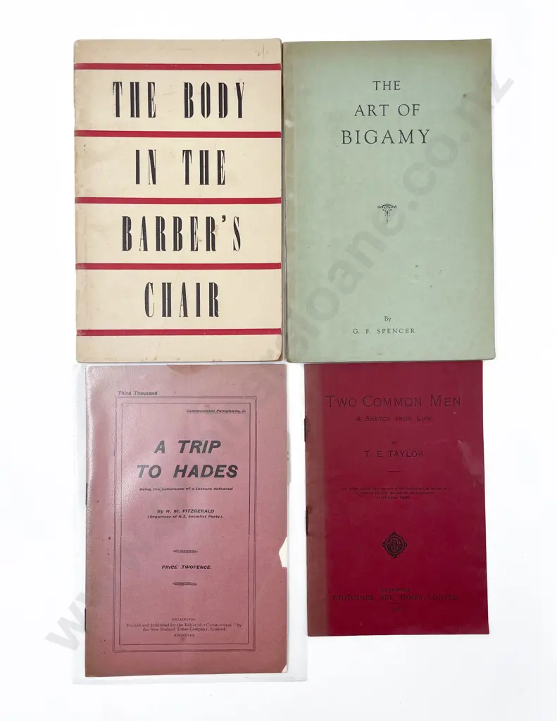 Four N.Z. Published Works Image 1++