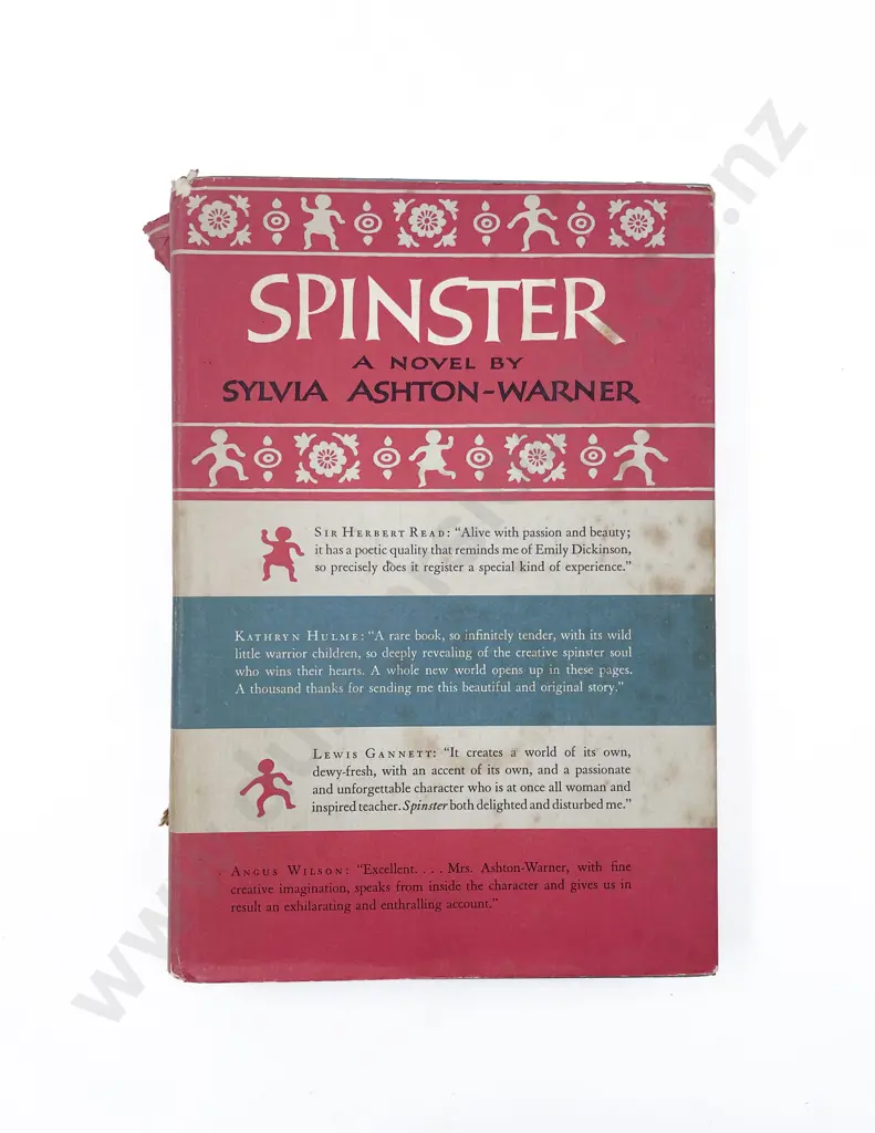 Ashton-Warner Sylvia - Spinster Image 1++