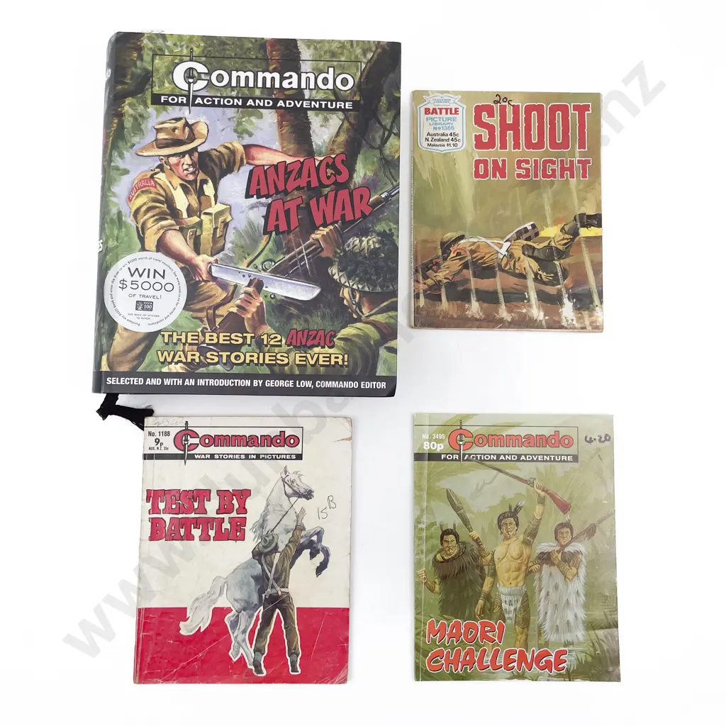 Three Commando Comics With Other Image 1++