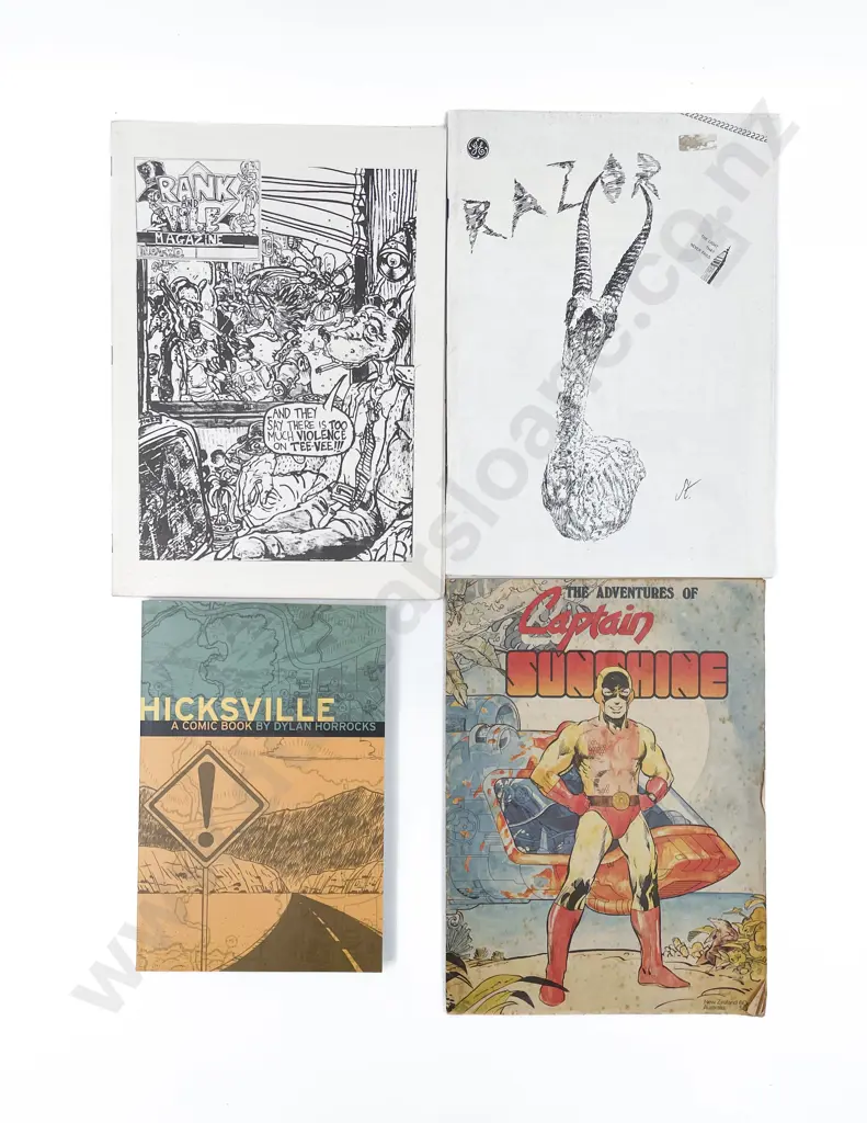 Four Various Comic Books Image 1++