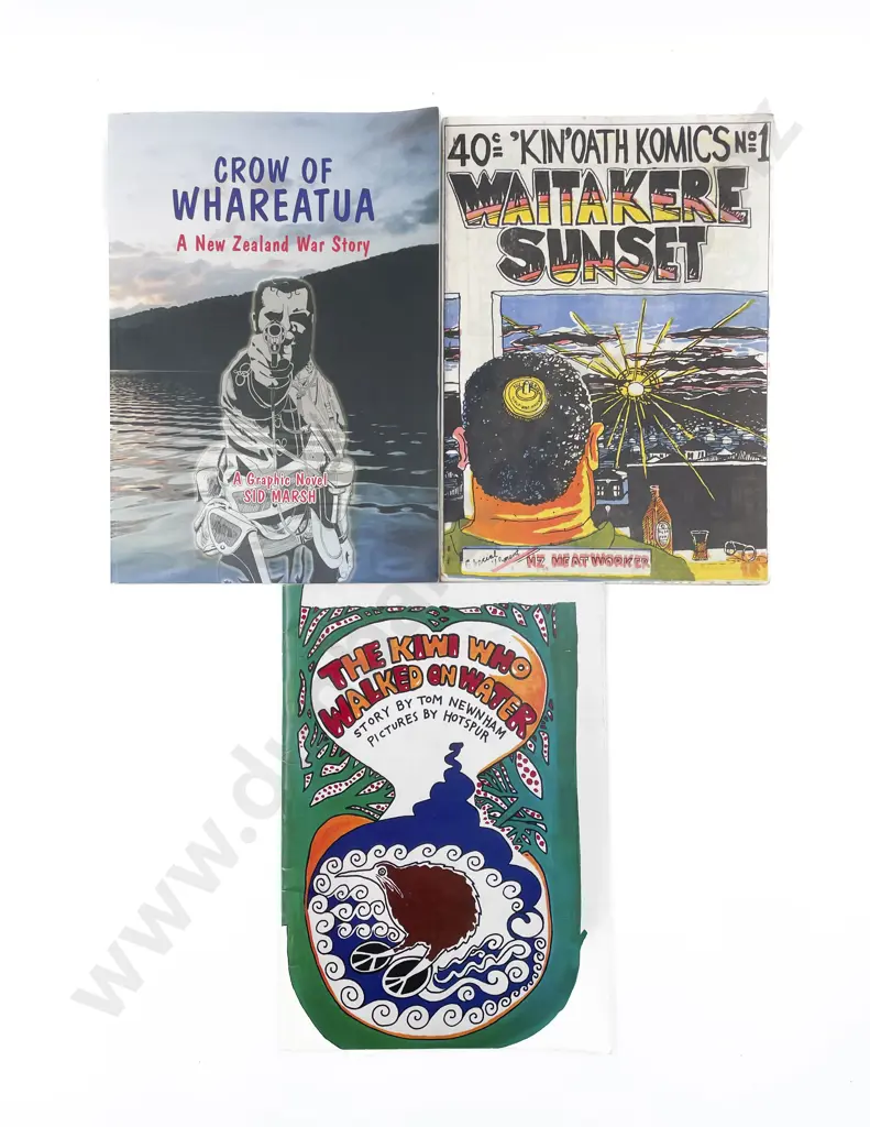 Two New Zealand Comics With N.Z. Graphic Novel Image 1++