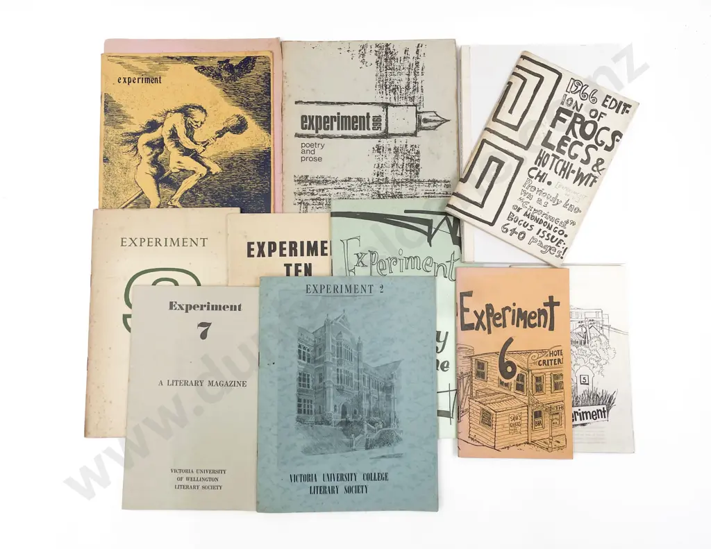 Victoria University College Literary Society - Experiment Image 1++