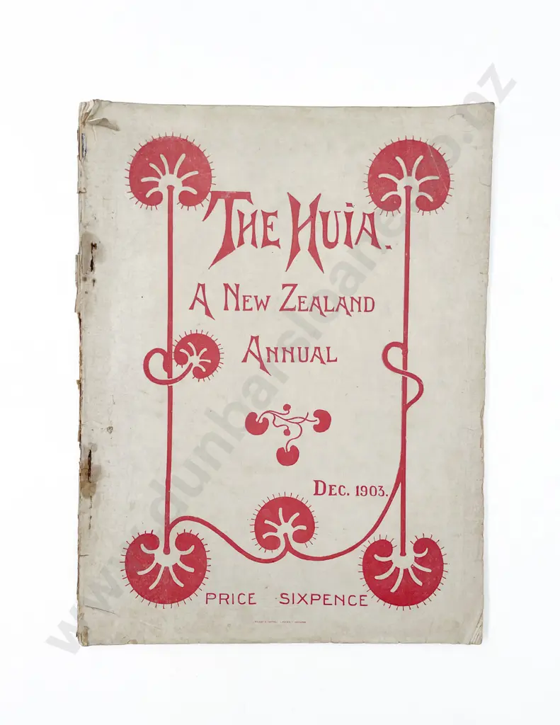 The HUIA - A New Zealand Annual (Dec. 1903) Image 1++