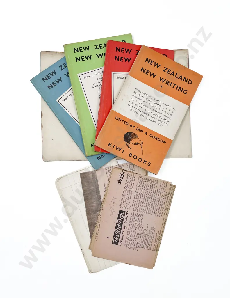 New Zealand New Writing (4) in Folder Image 1++