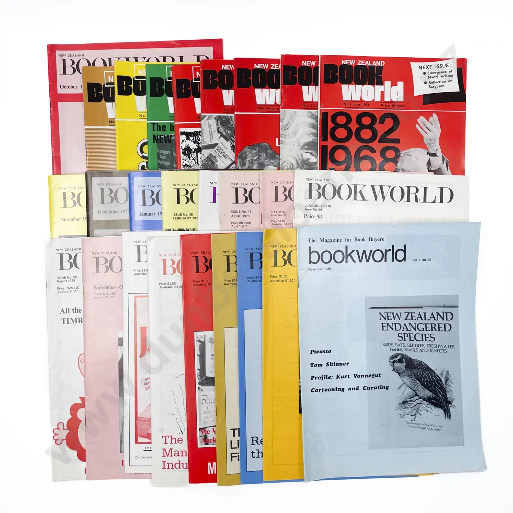 A Complete Set of the Periodical - New Zealand Book World (1-64) Image 1++
