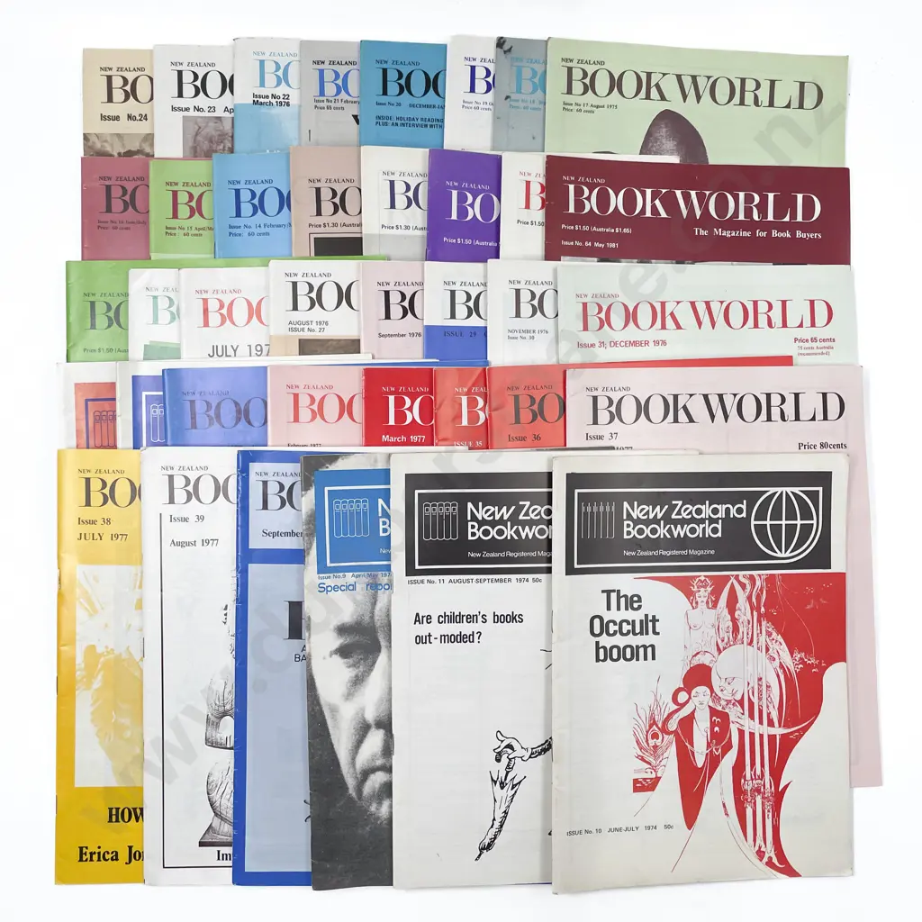A Complete Set of the Periodical - New Zealand Book World (1-64) Image 1++
