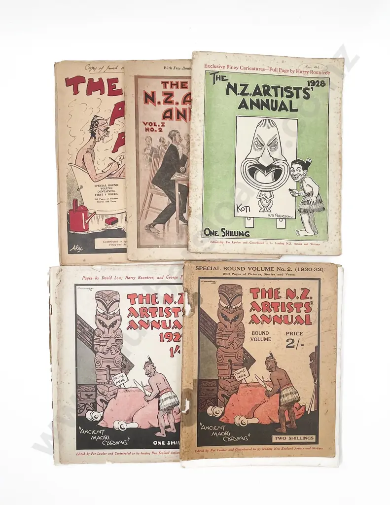 A Complete Set of the Periodical: The N.Z. Artists' Annual (7) Image 1++