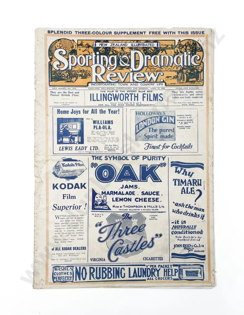 The New Zealand Illustrated Sporting and Dramatic Review: April 12th 1928 Image 1++