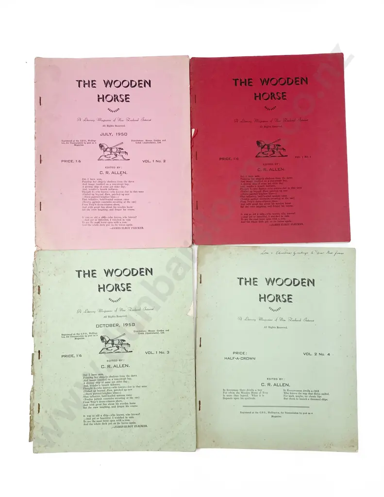The Wooden Horse: A Literary Magazine of New Zealand Interest Image 1++